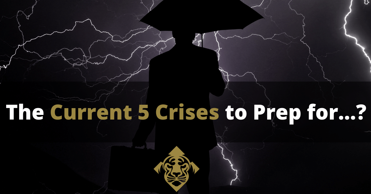 The Current 5 Crises To Prep For…?